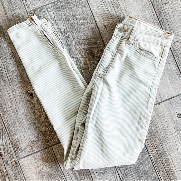 NBW American Apparel Striped Denim Jeans - Picture 8 of 11